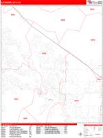 Cathedral City Wall Map Zip Code